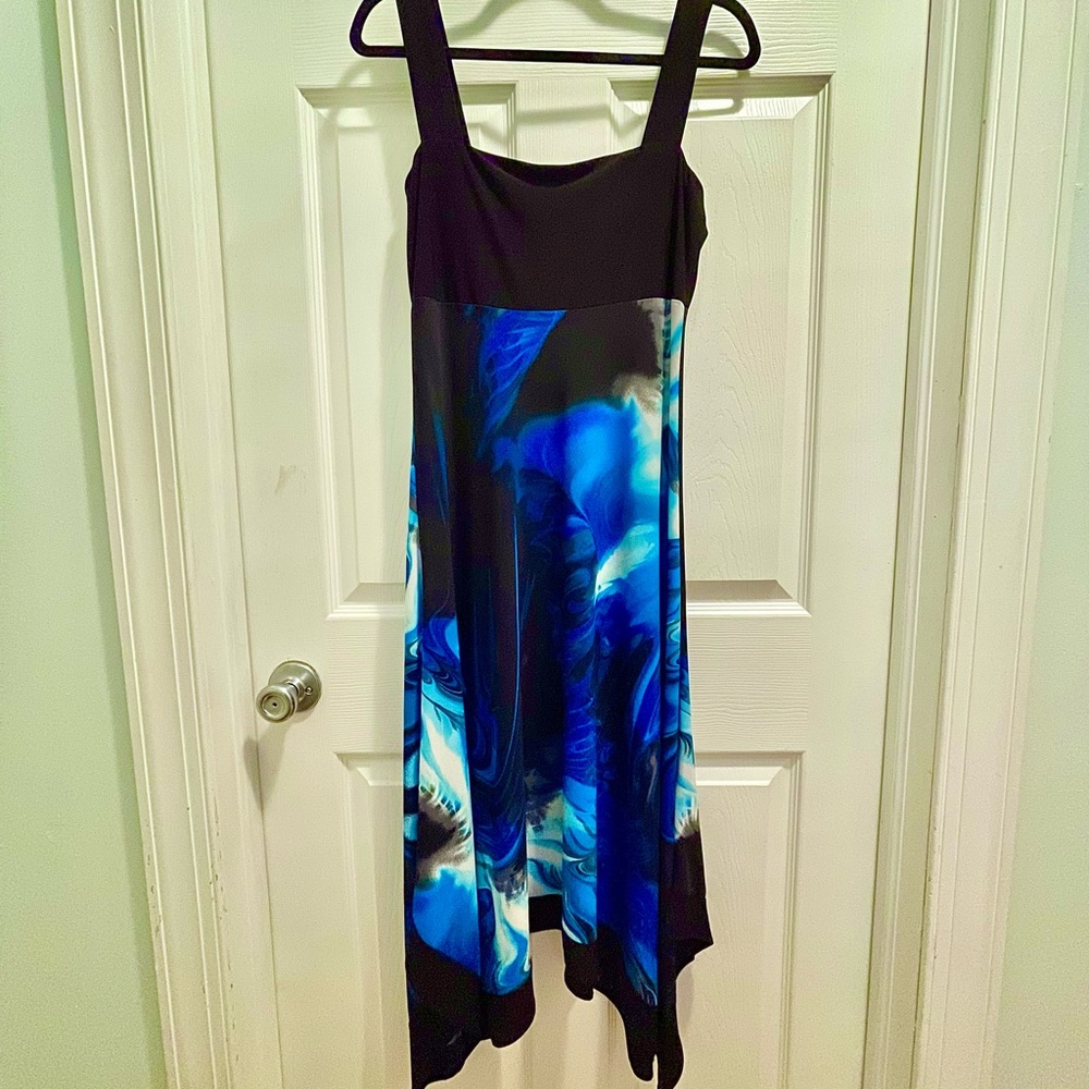 Sleeveless Asymmetrical Swing Dress